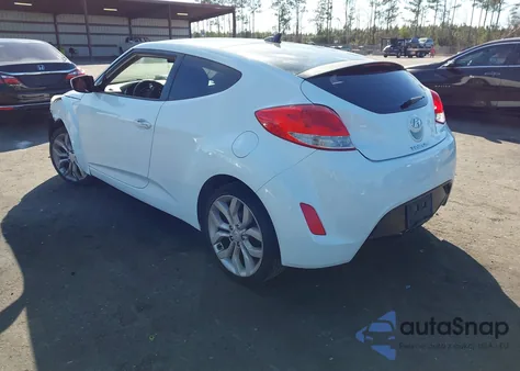 2013 Hyundai Veloster z USA, uszkodzony, nr VIN KMHTC6AD8DU171727